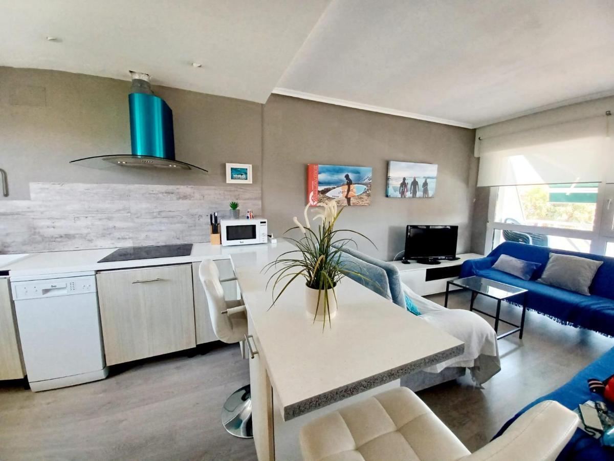 Апартаменты Duplex Con Piscina Muy Cerca De La Playa Сантьюсте Экстерьер фото